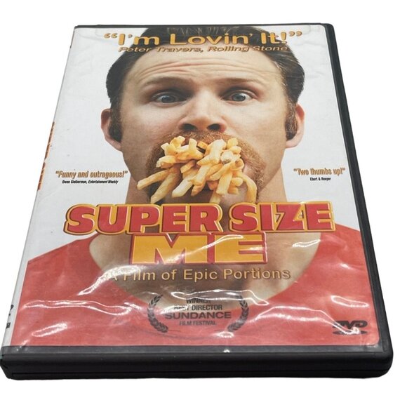 DVD Super Size Me rated PG-13 copyright 2004 by Kathbur Pictures 100 minute READ - Picture 1 of 3